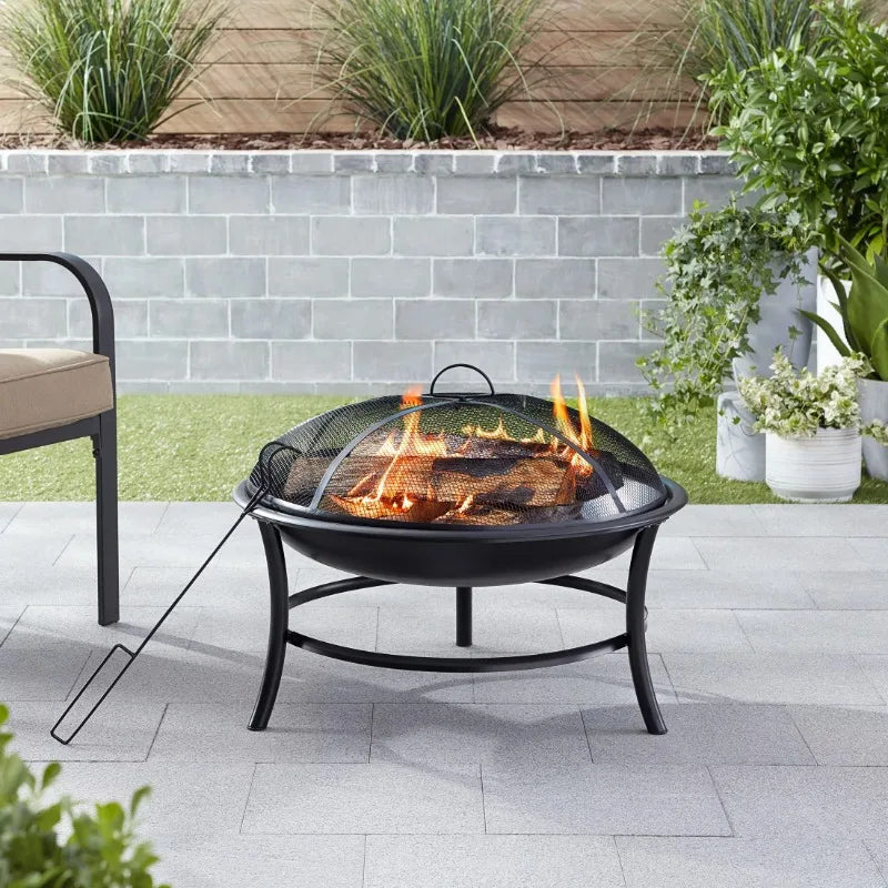 Outdoor Wood Burning Fire Pit