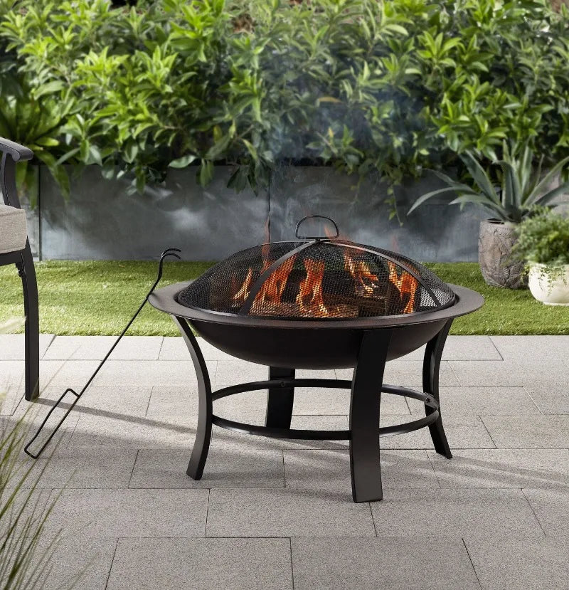 Outdoor Wood Burning Fire Pit